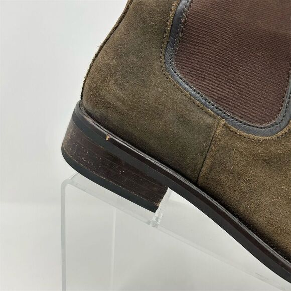 Thursday Boot Co Women's Brown Green Leather Chelsea Boots Size 9 Casual Fall - Picture 3 of 15